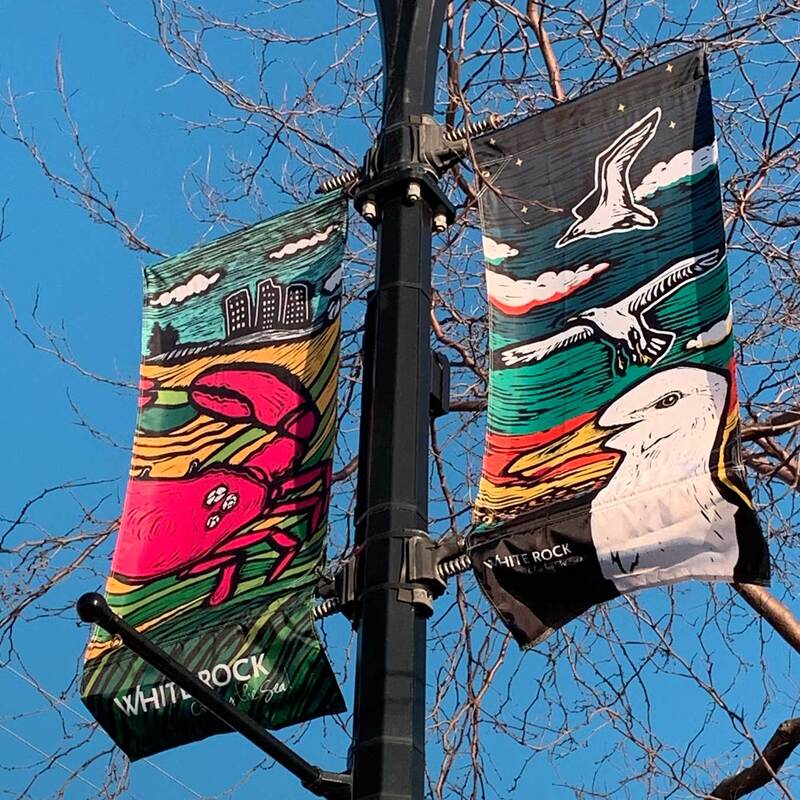 City of White Rock, Art Street Banners, 2020-2024, Johnson Street